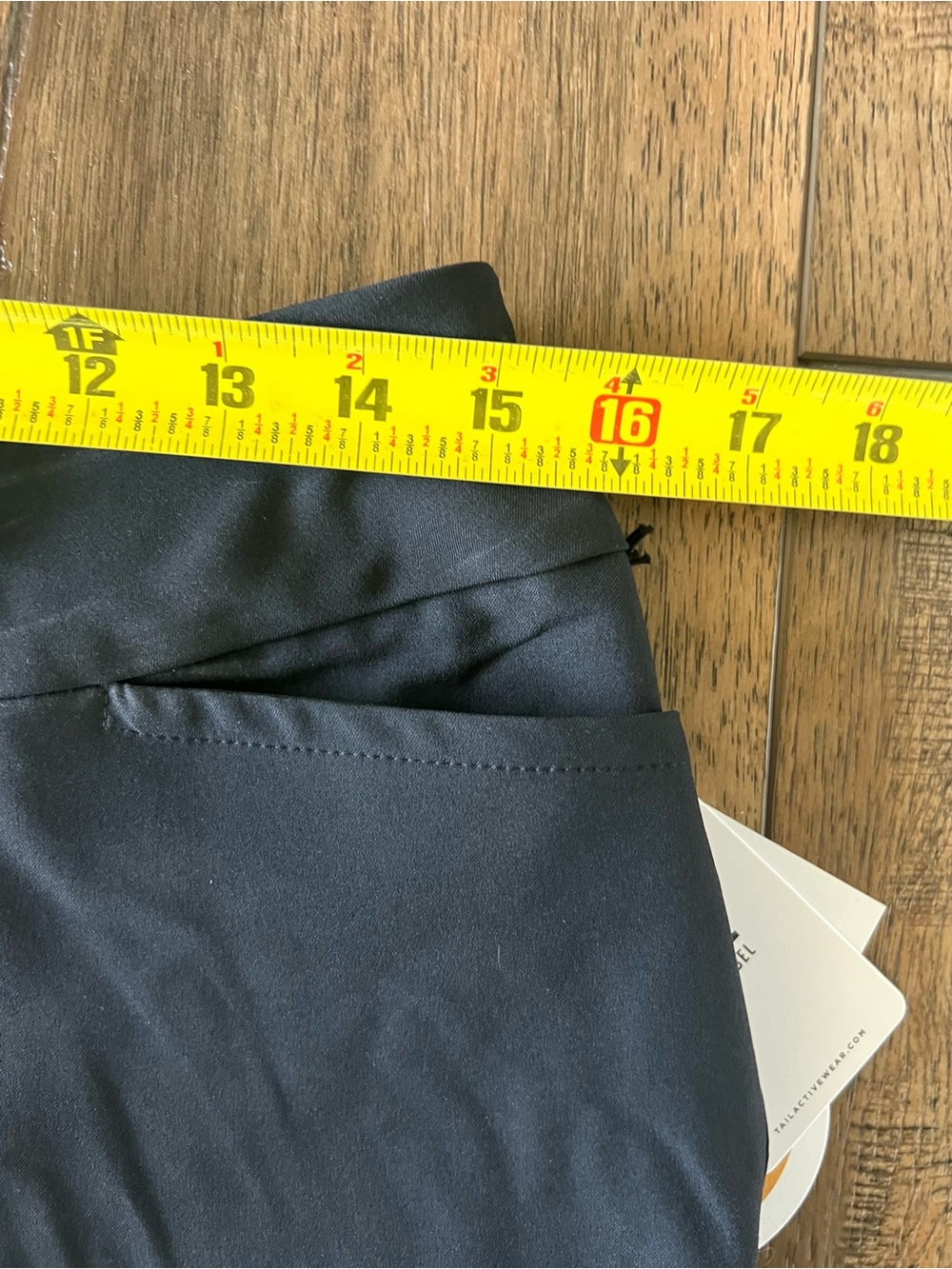 Tail White Label Women's High-Waist Black Golf 11” Athletic Shorts Size 8 - Picture 5 of 7